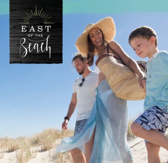 East of the Beach, Eglinton. Branding by Telltale Media.